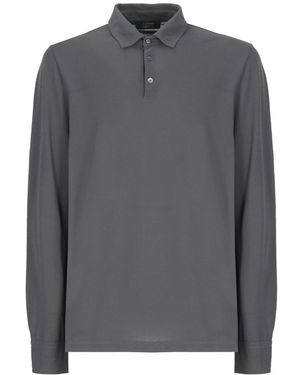 Zanone T-Shirts And Polos - Grey