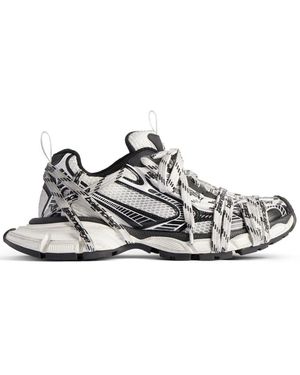 Balenciaga 3Xl Extreme Laces Logo Shoes - White