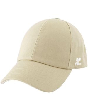 Courreges Signature Cap - Natural