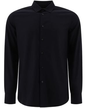 Valentino Garavani Shirt With Vlogo Signature Embroidery - Blue