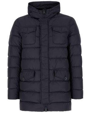 Herno Midnight Nylon Down Jacket - Blue
