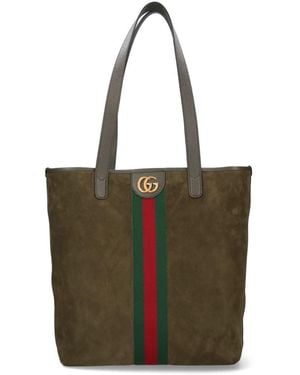 Gucci "Ophidia" Shopping Bag - Green