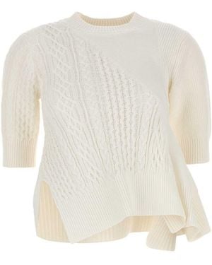 Sacai Knitwear - White