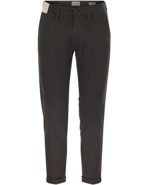 Re-hash Mucha - Stretch Cotton And Lyocell Chino - Black