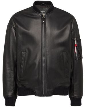 DSquared² Leather Jackets - Black