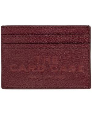 Marc Jacobs The Leather Card Case Accessories - Purple
