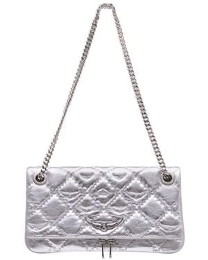 Zadig & Voltaire Rock Ii Wallet On Chain - Gray