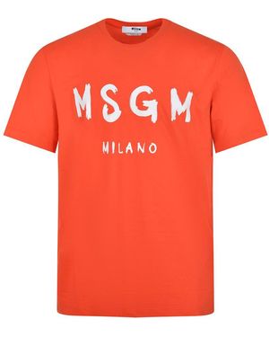 MSGM T-Shirt - Orange
