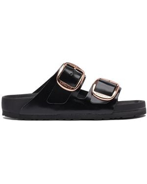 Birkenstock "Arizona Big Buckle" Sandals - Black