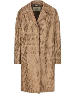 Fendi Coats - Natural