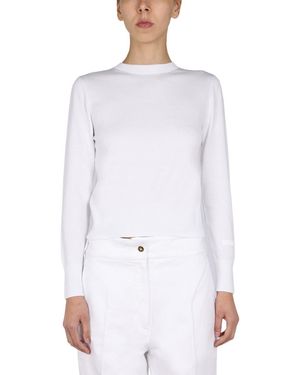 Patou Bow Jersey - White