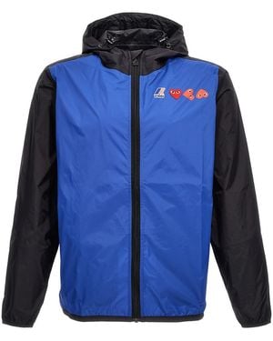 COMME DES GARÇONS PLAY X K-Way Jacket - Blue