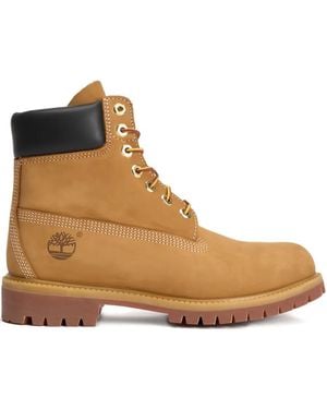 Timberland Premium 6 Inch Lace Up Waterproof" Boot Shoes - Brown