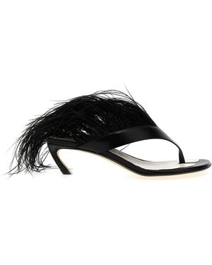 サンダル・ミュール LANVIN 'Talon swing' sandals Black Lanvin Talon Swing' Sandals In Black - 57% Off | Editorialist