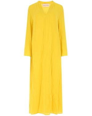 Valentino Garavani Long Dresses. - Yellow