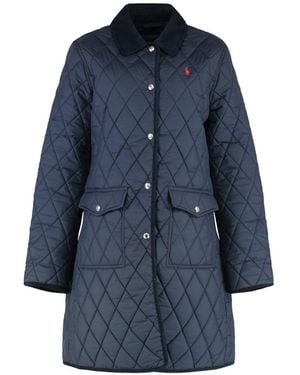 Ralph Lauren Woven-coat - Blue