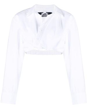 Jacquemus La Chemise Bahia Courte Shirt - White