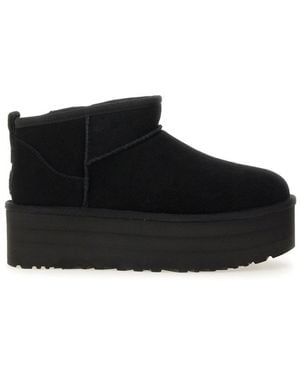 UGG Classic Ultra Mini Boot With Platform - Black