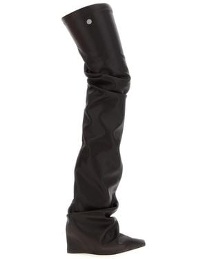 The Attico 'Robin Otk' Boots - Black