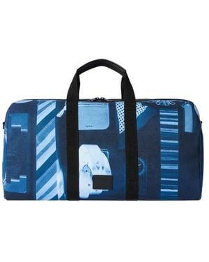 Paul Smith X-Ray Print Holdall Bag - Blue