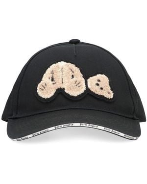 Palm Angels Baseball Cap With Logo - Black