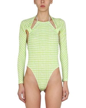 Jacquemus Knots Bodysuit - Green