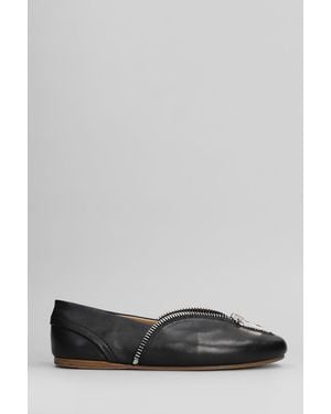 JW Anderson Biker Ballerina Ballet Flats - Grey