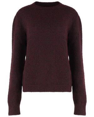 Maison Margiela Virgin Wool Crew-Neck Sweater - Brown