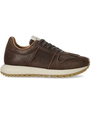 Emporio Armani Dark Trainer - Brown