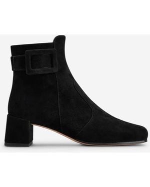 Roger Vivier Very Vivier Booties - Black