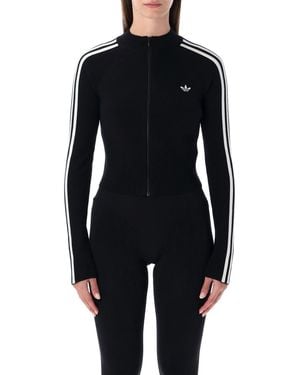 adidas Originals Adicolor 3-stripes Slim Knit Track Top - Blue