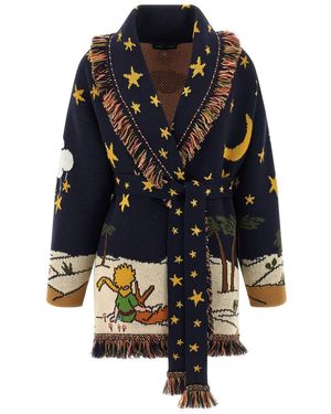 Alanui 'Collab The Little Prince' Cardigan - Blue