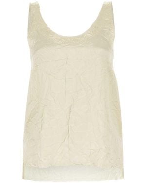Lanvin Ivory Viscose Top - Natural