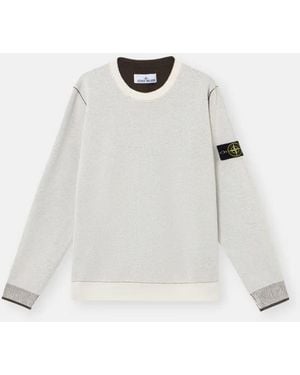 Stone Island Crewneck Sweater - White