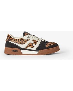 Fendi "match" Sneakers - Brown