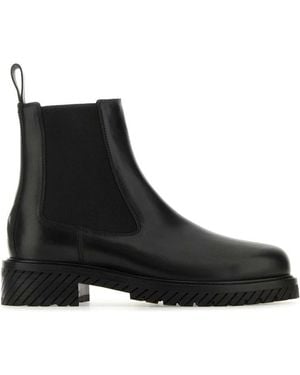 Off-White c/o Virgil Abloh Combat Chelsea Boots - Black