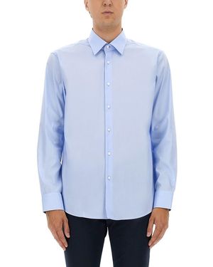 BOSS Poplin Shirt - Blue