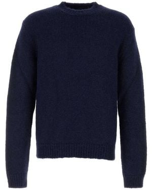 Jil Sander Alpaca Blend Sweater - Blue