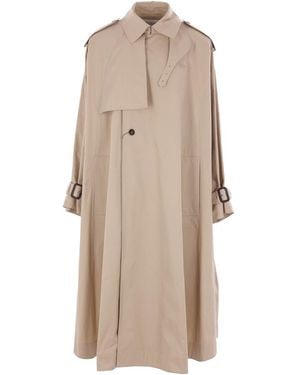 Saint Laurent Coats - Natural