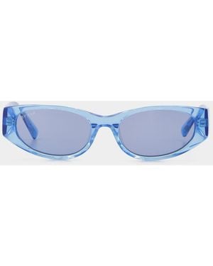 BY FAR Sunglasses Texas Matt - Blue