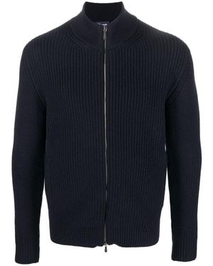 Drumohr Half Zip Pullover Clothing - Blue