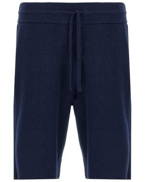 Roberto Collina Spongy Bermuda Shorts - Blue