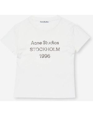Acne Studios Logo T-Shirt - White