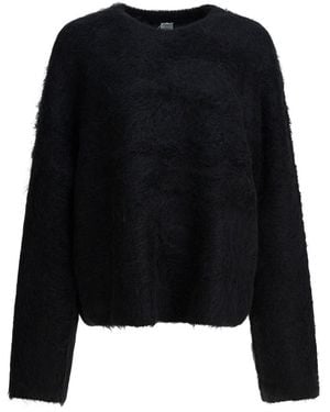 TOTEME Alpaca Crewneck Jumper - Black