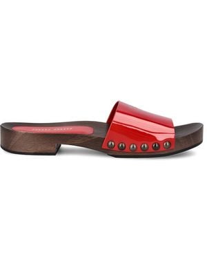 Miu Miu Sandals - Red