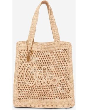 Chloé Summer Banana Tote Bag - Natural