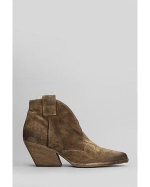 Elena Iachi Texan Ankle Boots - Brown
