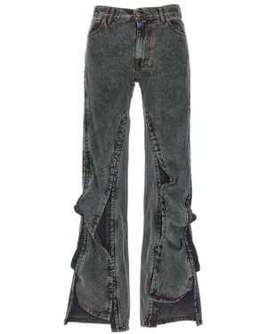 Y. Project 'Hook And Eye' Jeans - Gray