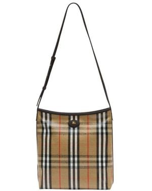 Burberry Highlands Small Shoulder Bag - Metallic
