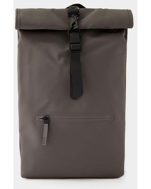 Rains Rolltop Rucksack Backpack - Brown